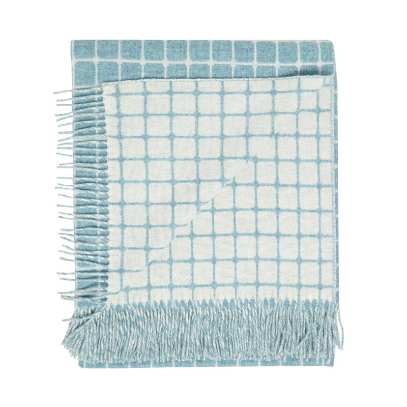 Bronte by Moon - Aqua Blue Lambswool 'Athens' Throw Review