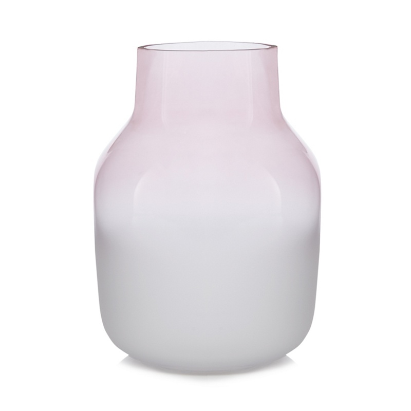 Home Collection - Large Pink Frosted Glass Vase Review