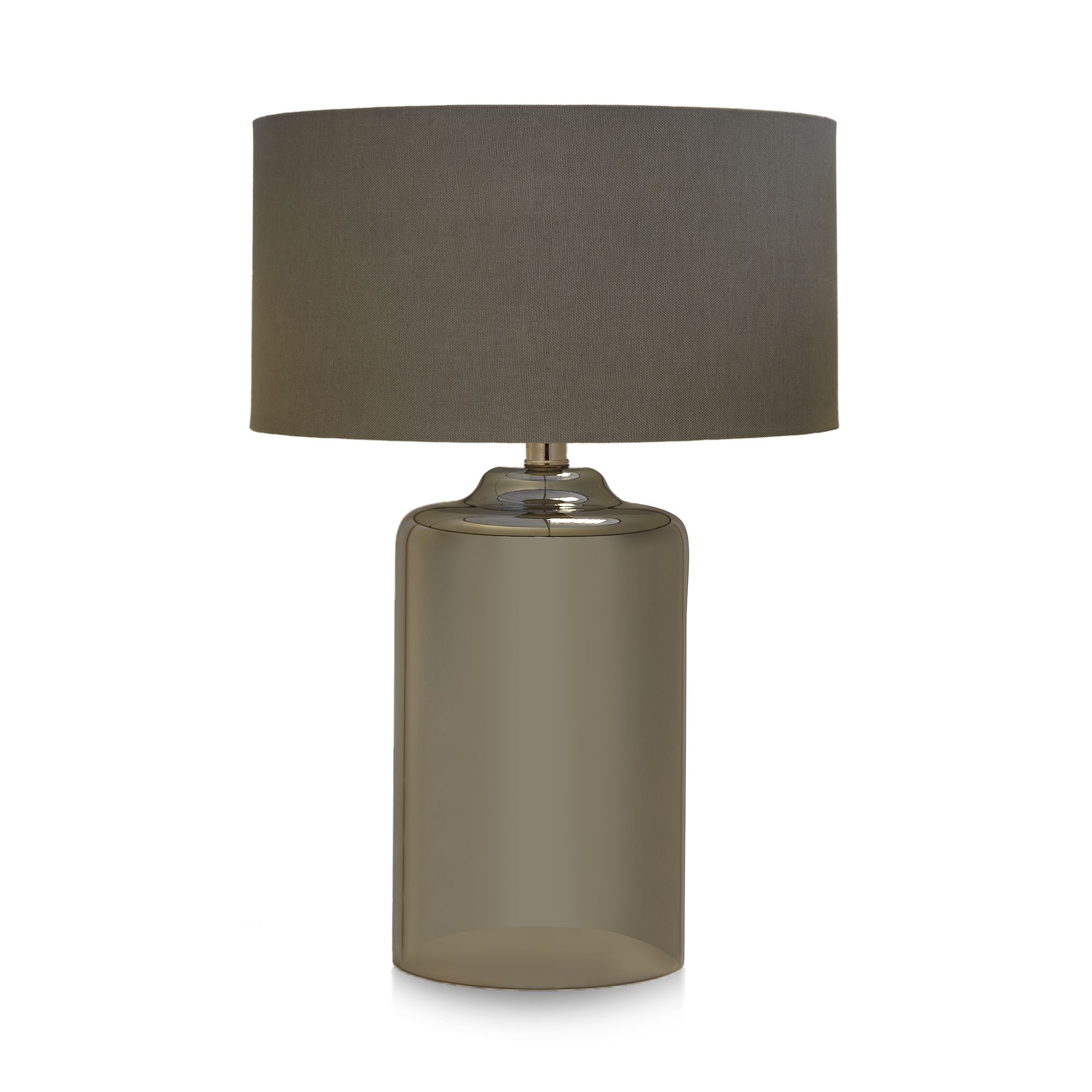 Home Collection Grey Glass Table Lamp From Debenhams
