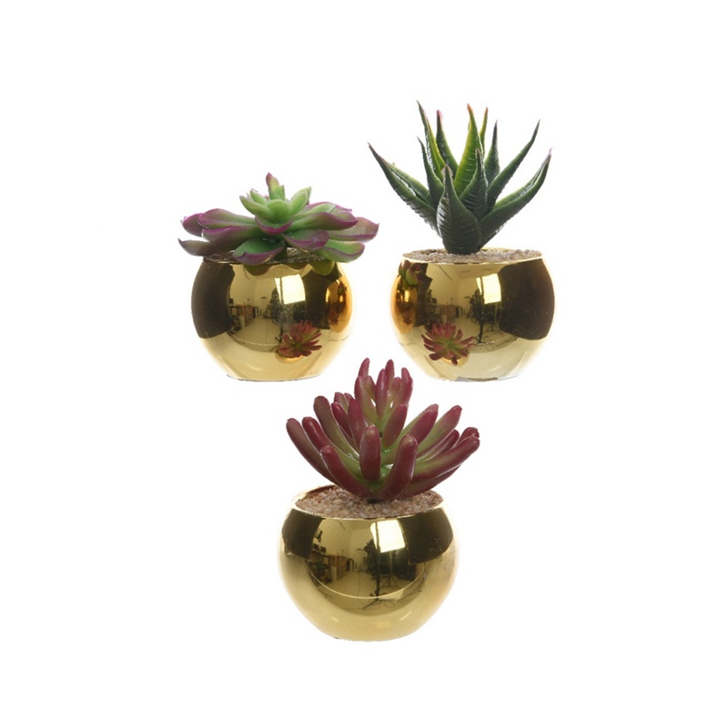 Kaemingk - Artificial Succulent In A Metal Vase Review