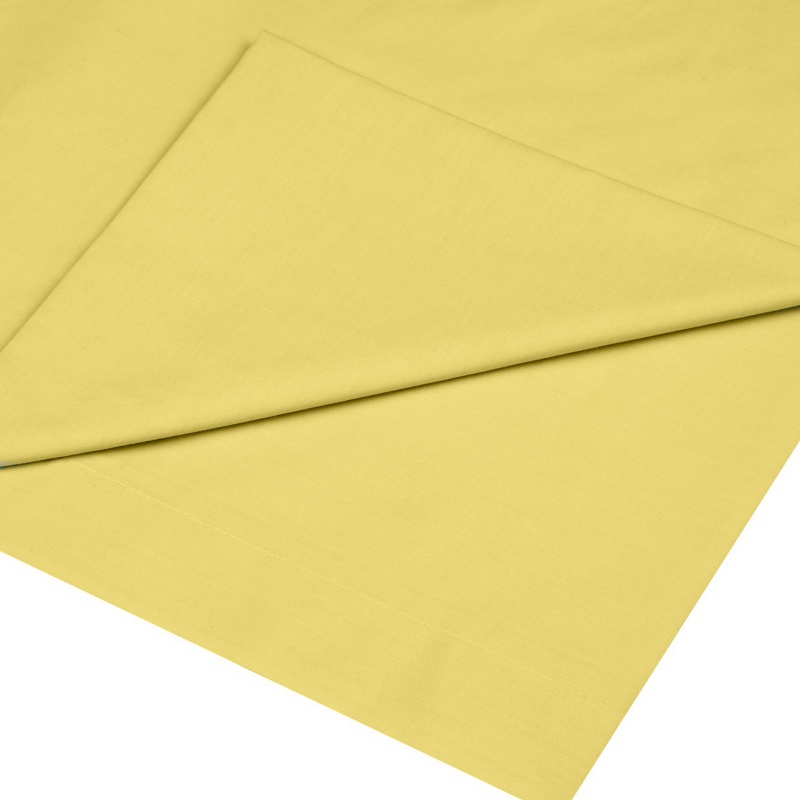 Home Collection - Yellow Cotton Rich Percale Flat Sheet Review