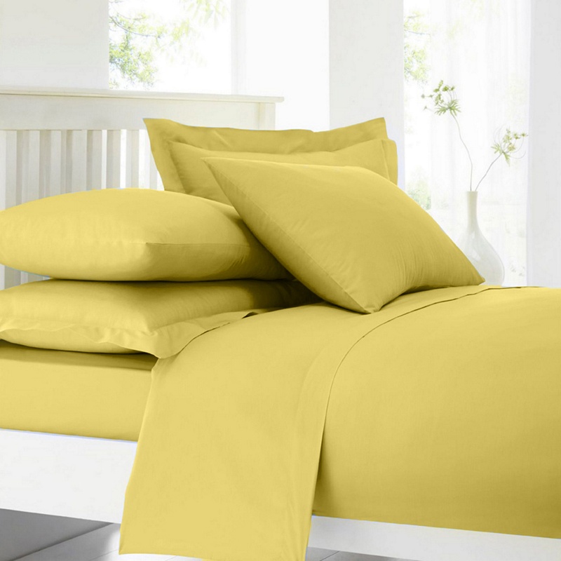 Home Collection - Yellow Cotton Rich Percale Duvet Cover Review