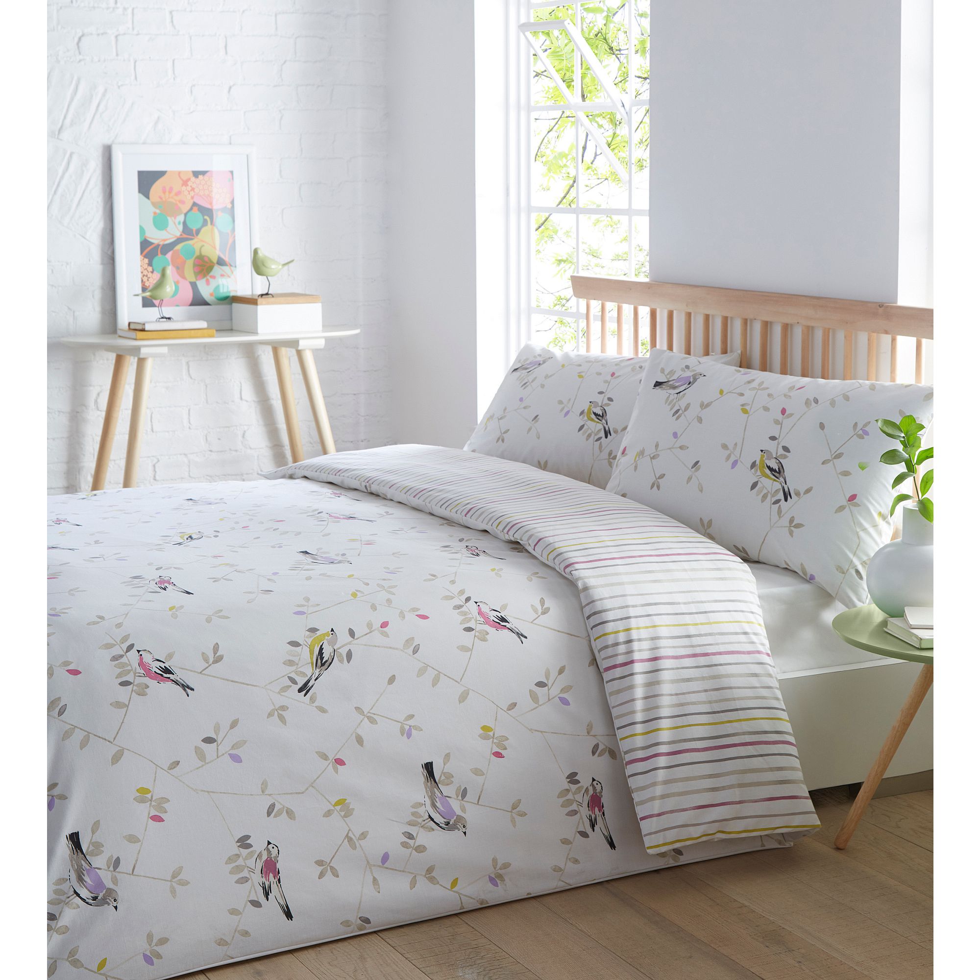 Home Collection Off White 'Scandi Bird' Bedding Set From Debenhams eBay
