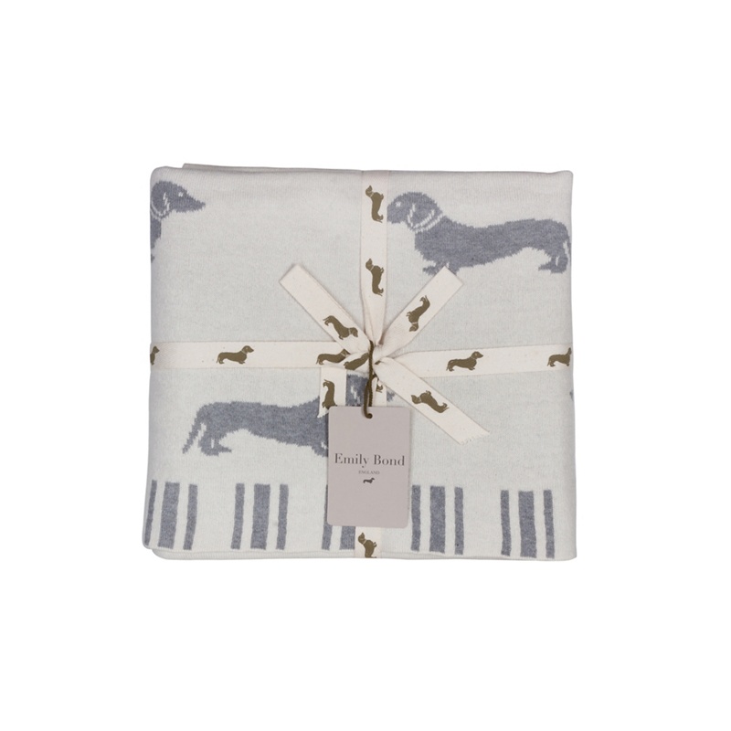 Emily Bond - Grey 'Dachschund' Throw Review