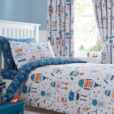 'Robots' duvet cover and pillow case set