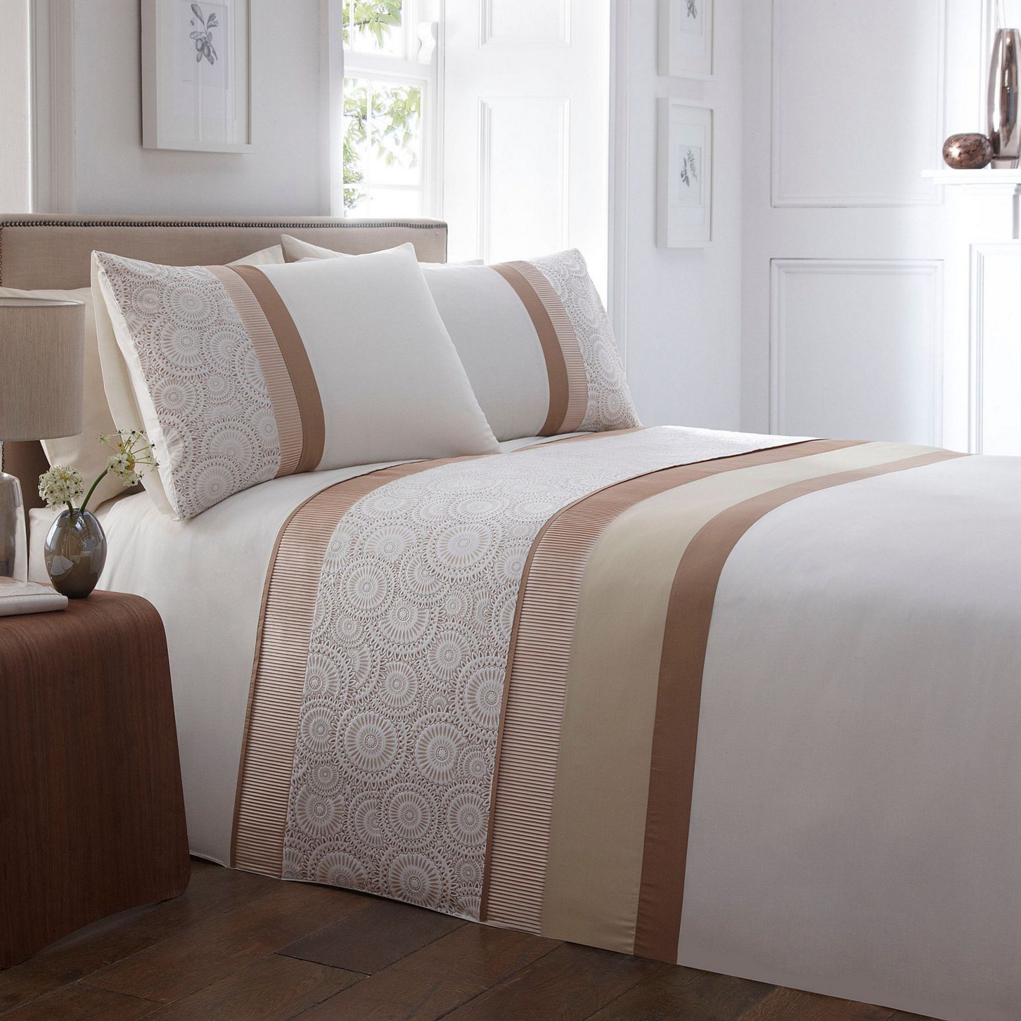 Home Collection Taupe 'Velvet Circles' Bedding Set From Debenhams eBay