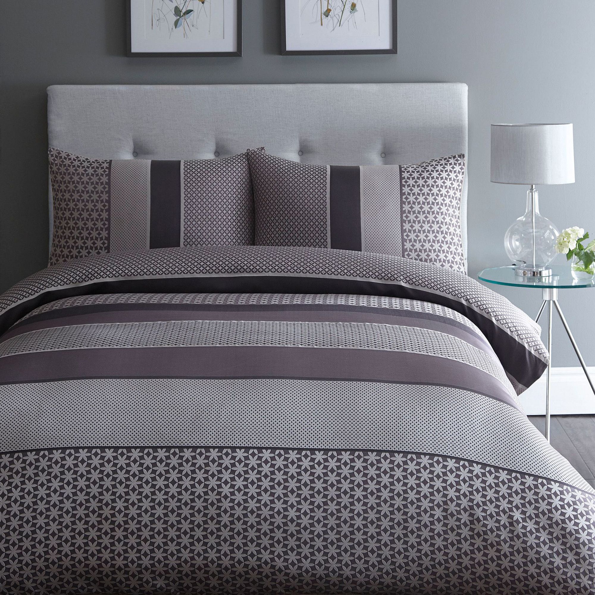 Home Collection Purple Jacquard 'Adelle' Bedding Set From Debenhams eBay