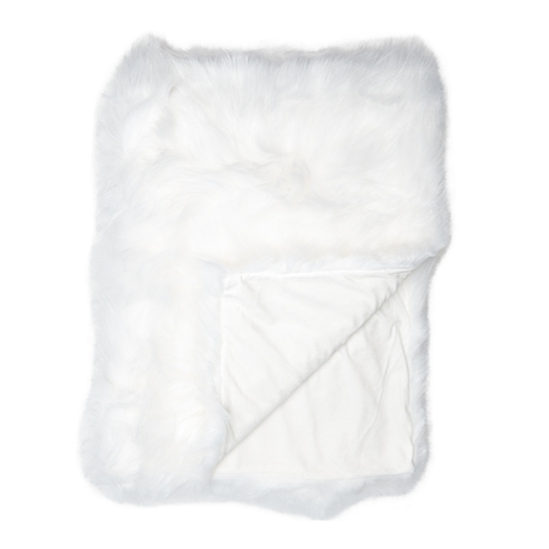 Star by Julien Macdonald - Designer White Faux Fur Throw Review