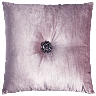 Soft pink jewel cluster boudoir cushion