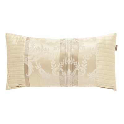 Light yellow blenheim print cushion