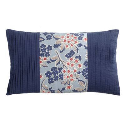 Blue floral Miranda cushion