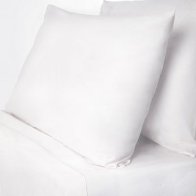 White polycotton bed sheets