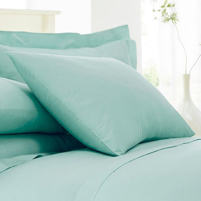 Home Collection - Turquoise Cotton Rich Percale Pillow Case Pair Review