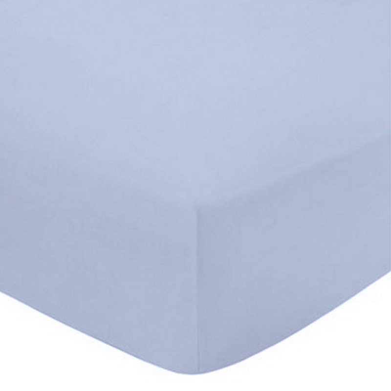 Home Collection - Pale Blue Cotton Rich Percale 180 Thread Count Fitted Sheet Review