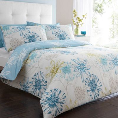 Debenhams White 'Passion Flower' bedding set- at Debenhams