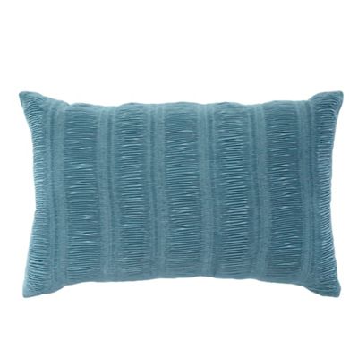 Dark turquoise heat set cushion