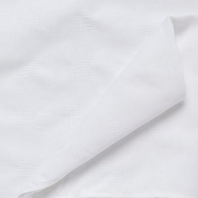 White large 'Kensington' checked table cloth                                                                                    