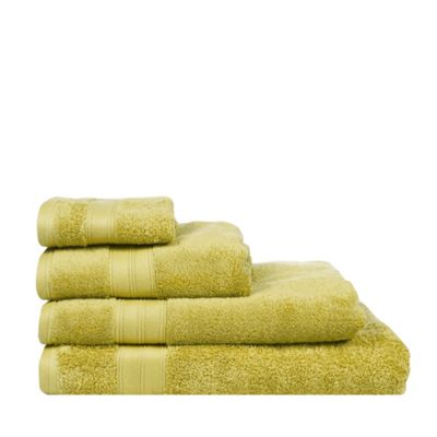 Light green Egyptian cotton towels                                                                                              