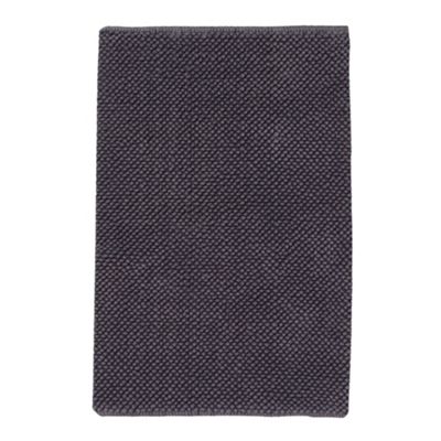 Grey small bobble bath mat