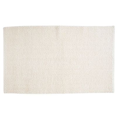 Cream bobble bath mat