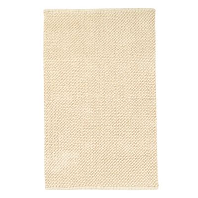 Dark cream small bobble bath mat                                                                                                
