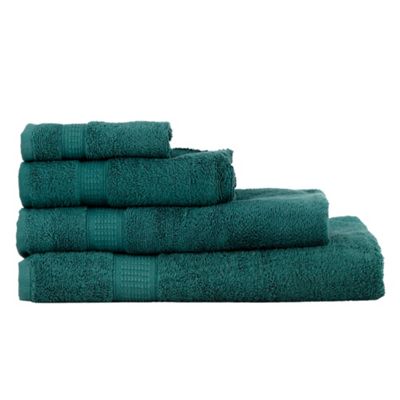 Dark green 'Supersoft' towel                                                                                                    