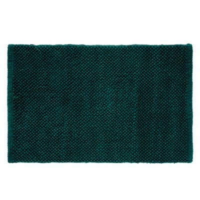 Dark green bobble bath mat                                                                                                      