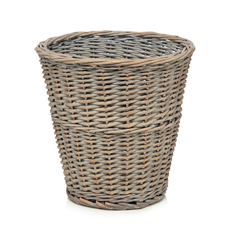 Home Collection - Grey Wicker Waste Basket Review