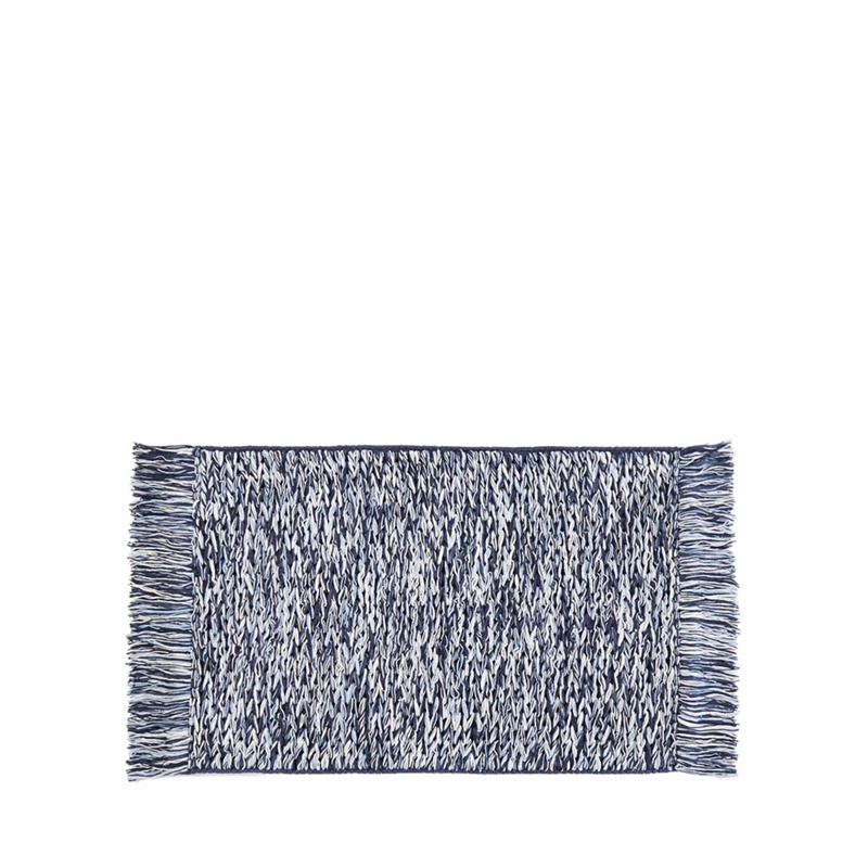 Home Collection - Blue Woven Bath Mat Review