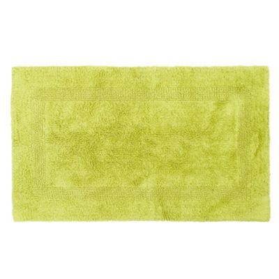 Lime green reversible bath mat                                                                                                  