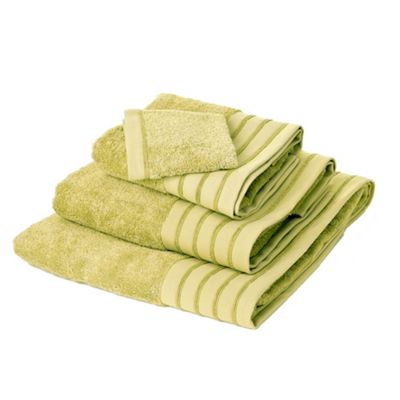 Light green organic towels