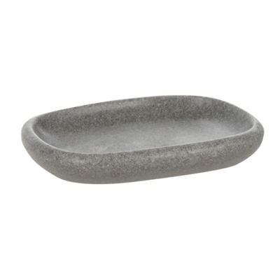 Rocha.John Rocha Light grey soap dish