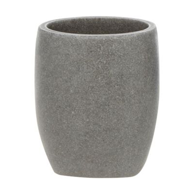 Light grey bathroom tumbler