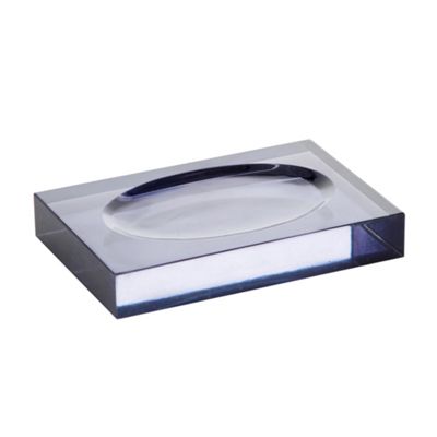 Purple resin soap dish                                                                                                          