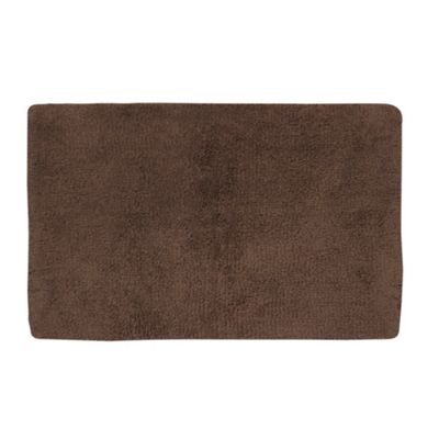 Brown reversible bath mat