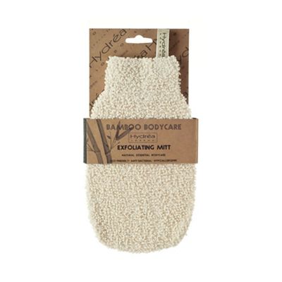 Bamboo exfoliating glove