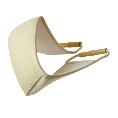 Bamboo and loofah back strap