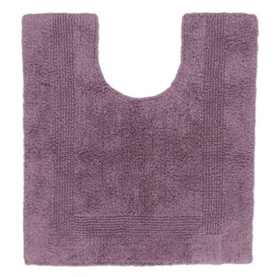 Mauve reversible pedestal mat