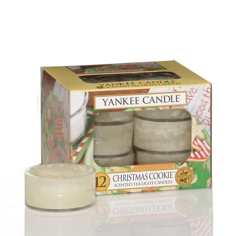 5038580012989 EAN Yankee Candle Christmas Cookie čajová Svíčka 12 X