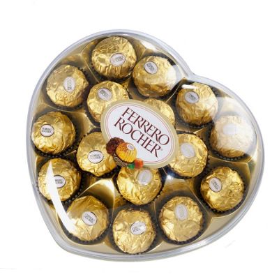 Ferrero Rocher heart