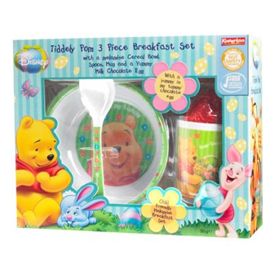 Disney Winnie the Pooh breakfast set with egg