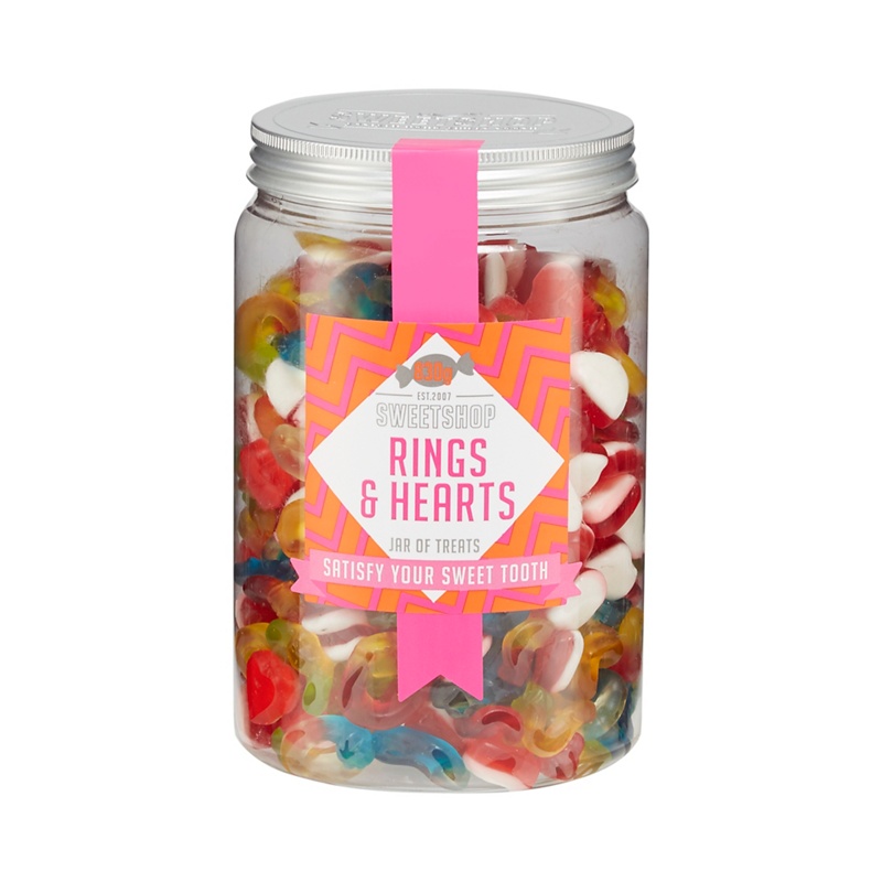 Sweet Shop - Rings And Hearts Pick N Mix Jar - 830G Review