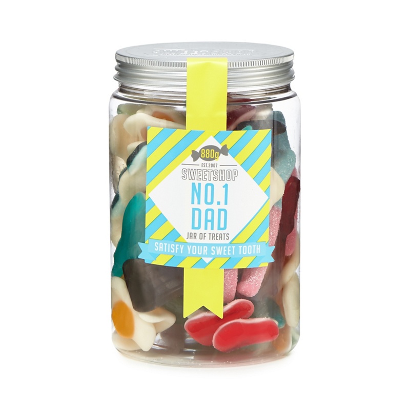 Sweet Shop - 'No.1 Dad' Jar Of Sweets - 880G Review