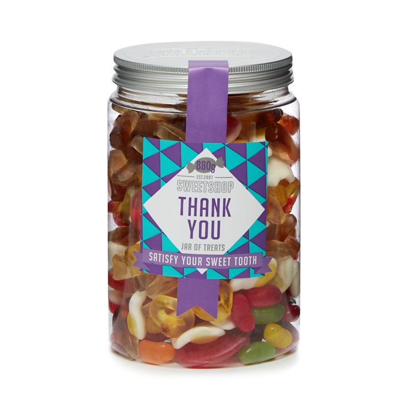 Sweet Shop - 'Thank You' Jar Of Treats - 880G Review