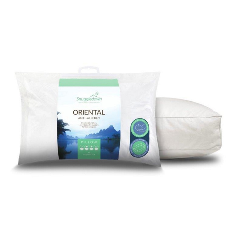 Snuggledown - 'Oriental' Anti-Allergy Hollowfibre Pillow Review