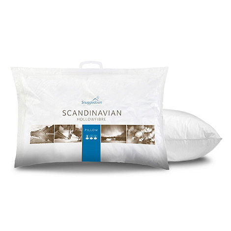 Snuggledown Scandinavian polyester pillow 4 pack Debenhams