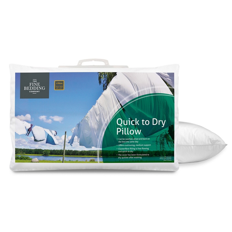 Fine Bedding Company - 'Quick To Dry' Microfibre Pillow Review