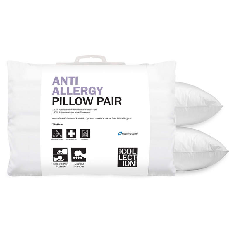 Home Collection - White 'Anti Allergy' Polyester Pillow Pair Review