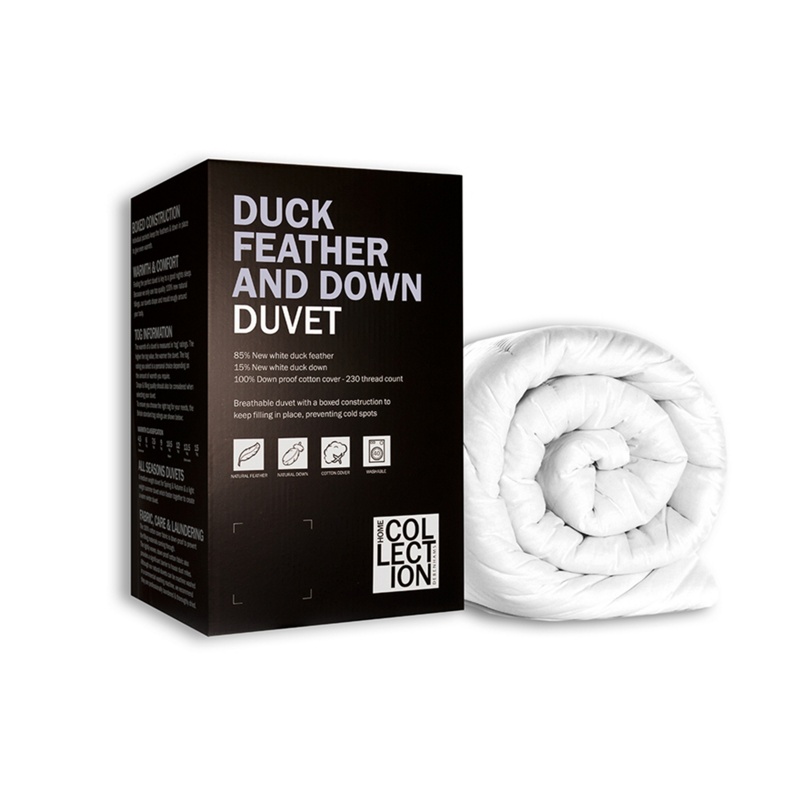 Home Collection - 13.5 Tog Duck Feather And Down All Season Duvet (4.5 + 9 Tog) Review