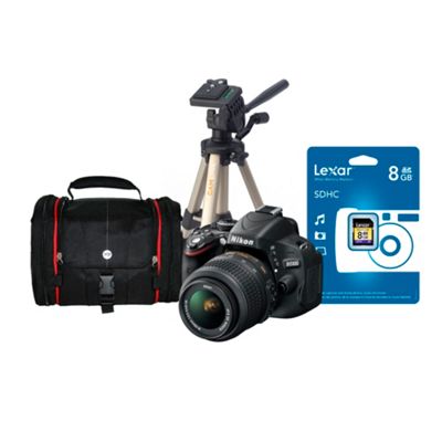 Nikon D5100 D-SLR 16.2 megapixel digital camera with 18-55mm lens